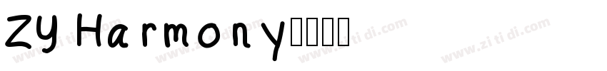ZY Harmony字体转换